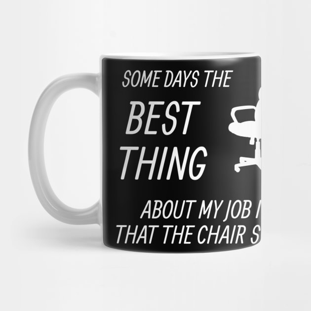 office work profession boss gift office chair humor by Wirp